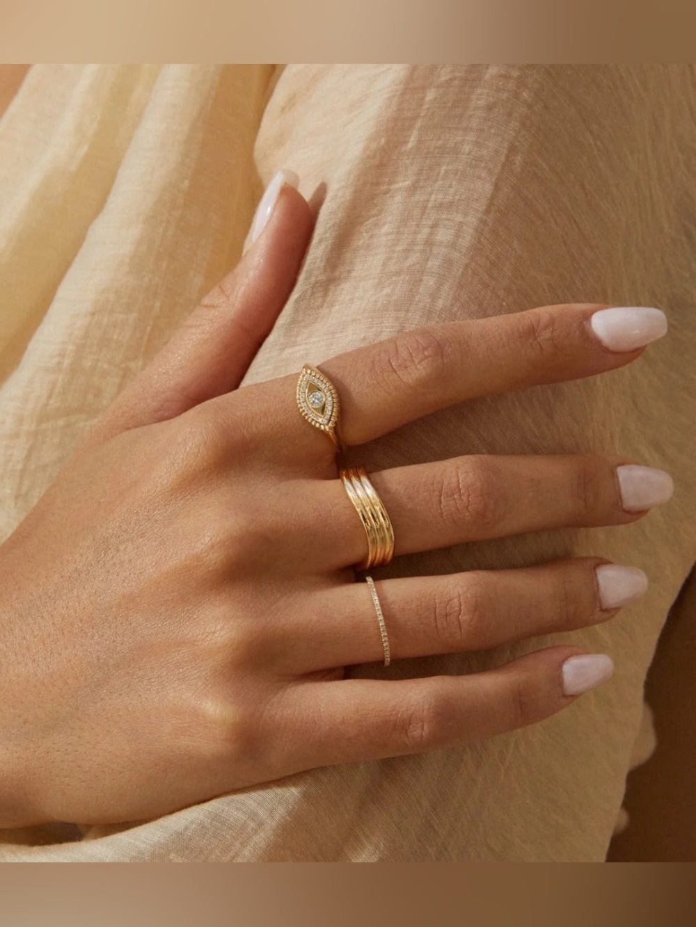 14K Diamond Eternity Ring, 7